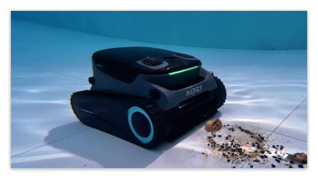 Aiper Scuba S1 Pro Cordless Robotic Pool Cleaner in action