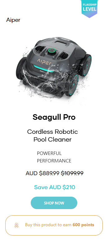 powerful performance pool cleaner for in-ground pool