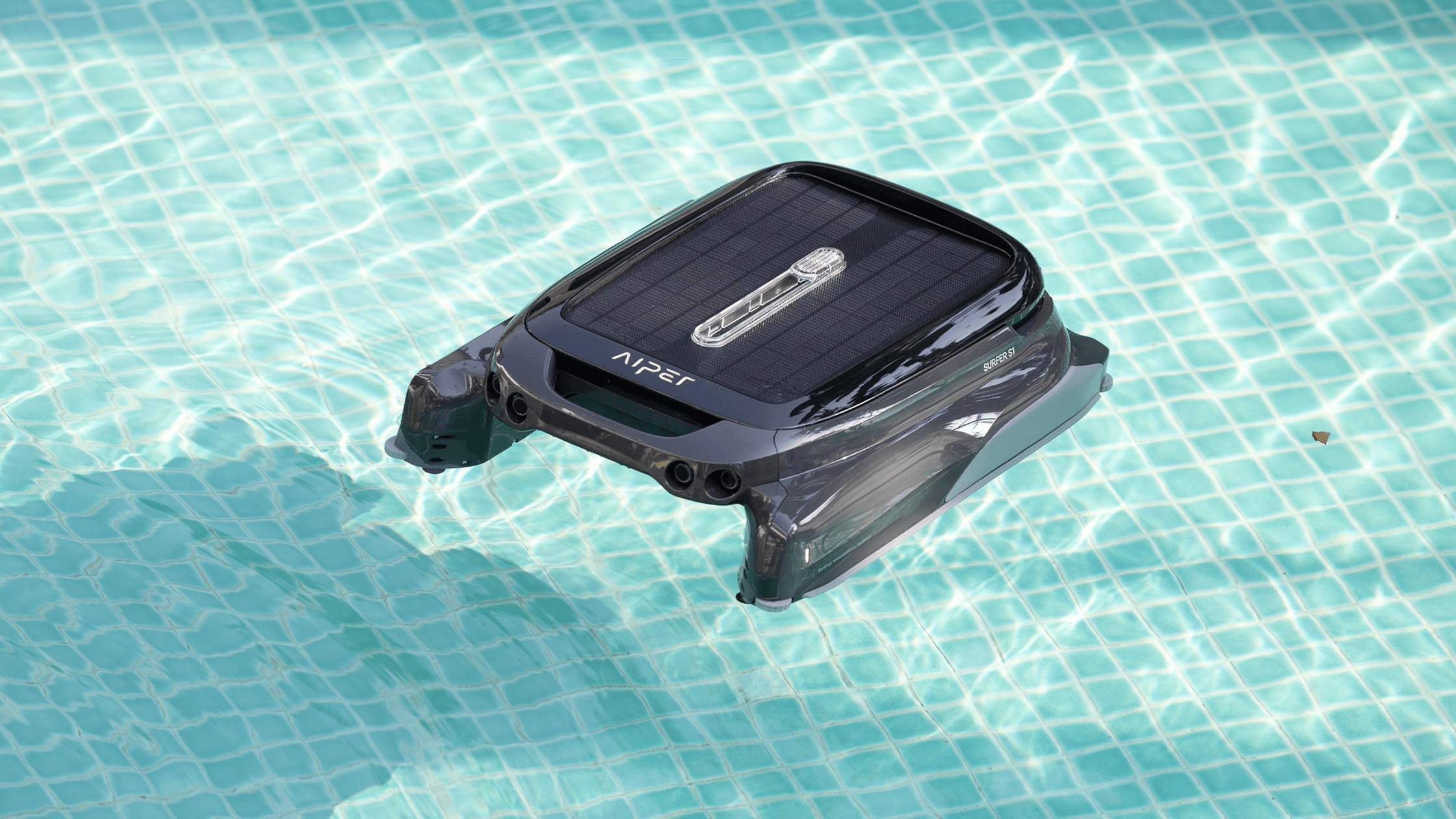 A pool skimmer works on water.