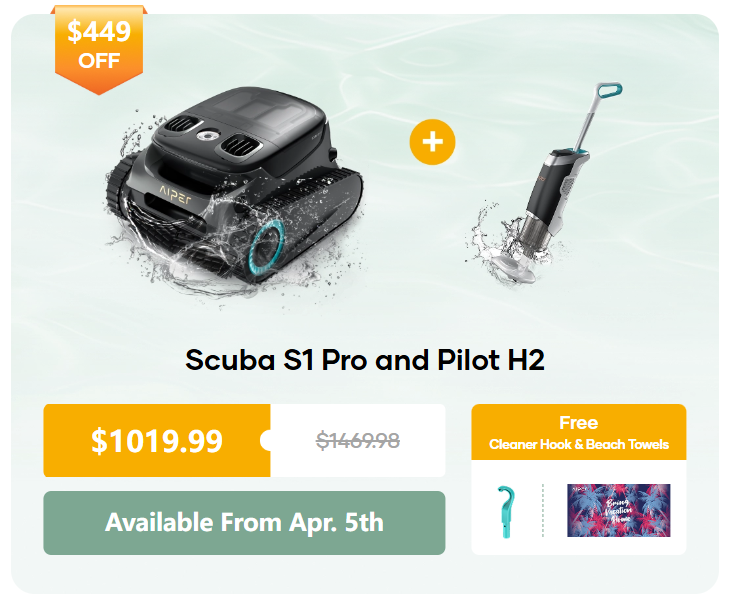 Aiper Scuba S1 Pro and Pilot H2