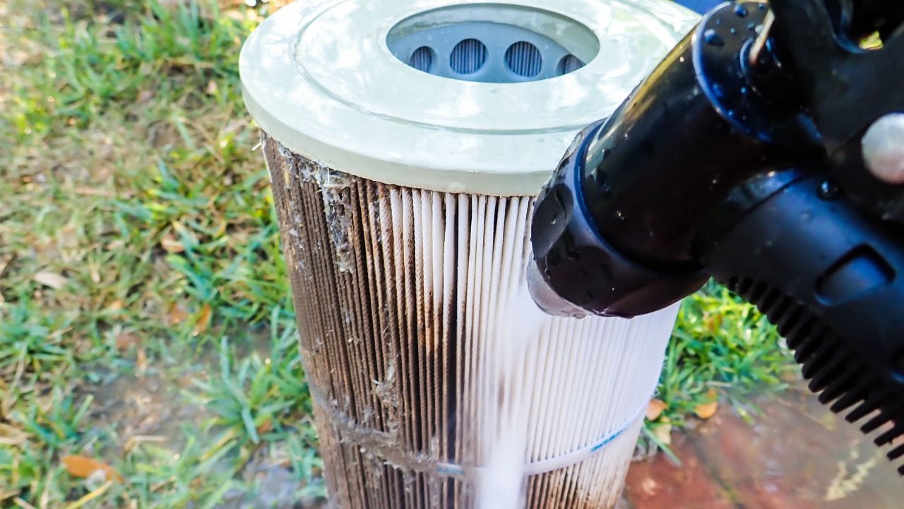 replace or clean the pool filter frequently
