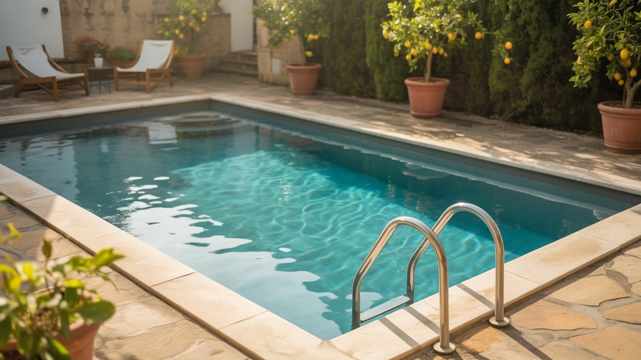 pool get sunlight shine directly
