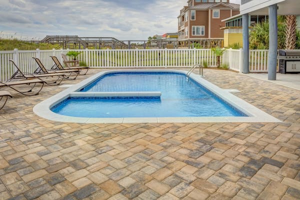Residential swimming pool